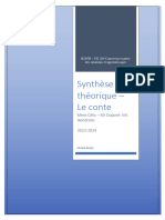 Synthèse Théorique - Le Conte: Mme Célis - MR Dupont-Mr. Hendricks 2023-2024