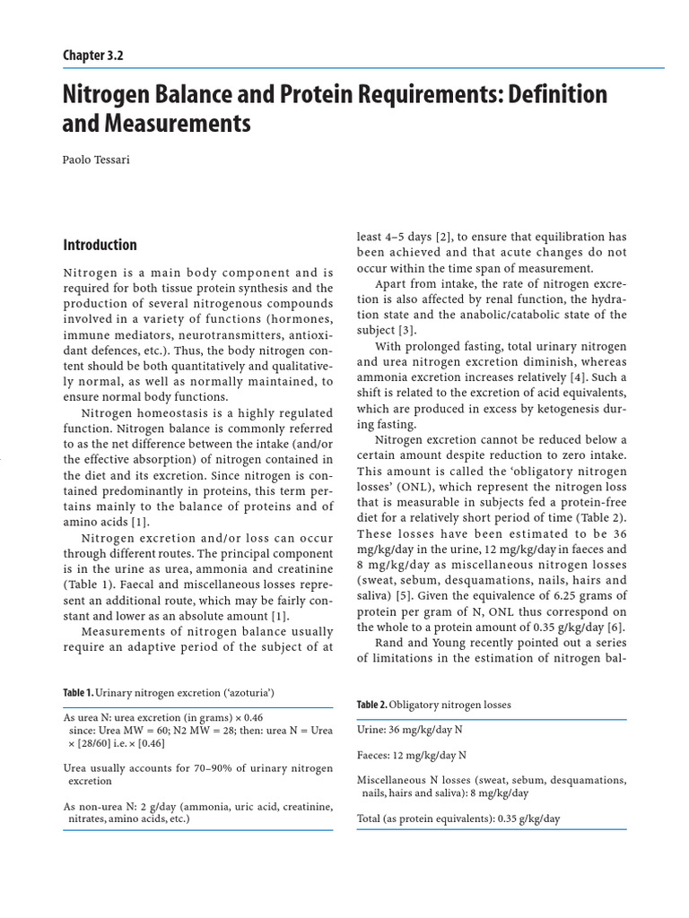 Nitrogen DG Protein | PDF | Urea | Nitrogen