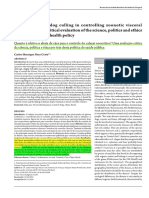 E - Leishmaniose - Eutanásia - 2011 How Effective Is Dog Culling in Controlling Zoonotic Visceral - Resumo