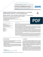 Change in Footstrike Patterns and Performance in Recreational Runners During A Road Race