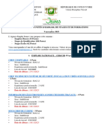 Liste Des Opportunites D'emplois 9 Novembre 2023