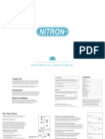 Nitron Motorcycle Manual