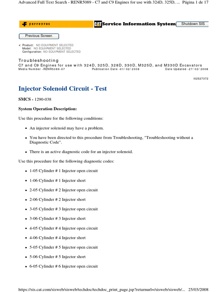 Cylinder Cutout Test PDF Electrical Connector Troubleshooting