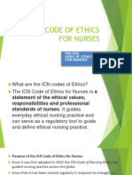 Icn Code of Ethics For Nurses 1