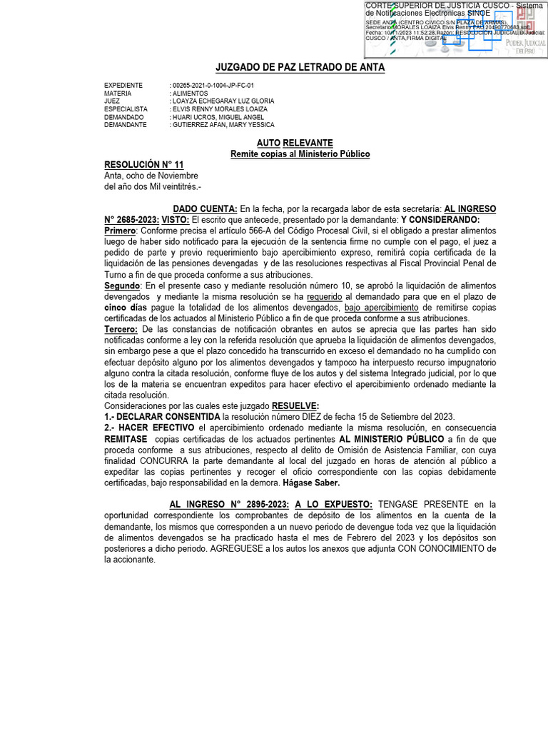 Exp. Resolución - 06514-2023 | Descargar gratis PDF | Gobierno | Ley