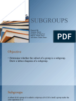 Subgroups Empty