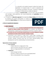 Types of Quantitative Research