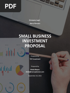 Small Business Investment Proposal Template