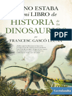 Eso No Estaba en Mi Libro de Historia de Los Dinosaurios - Francesc Gasco