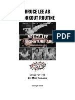 Bruce Lee Ab Workout PDF