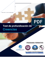 Test De-Profundización de CREENCIAS