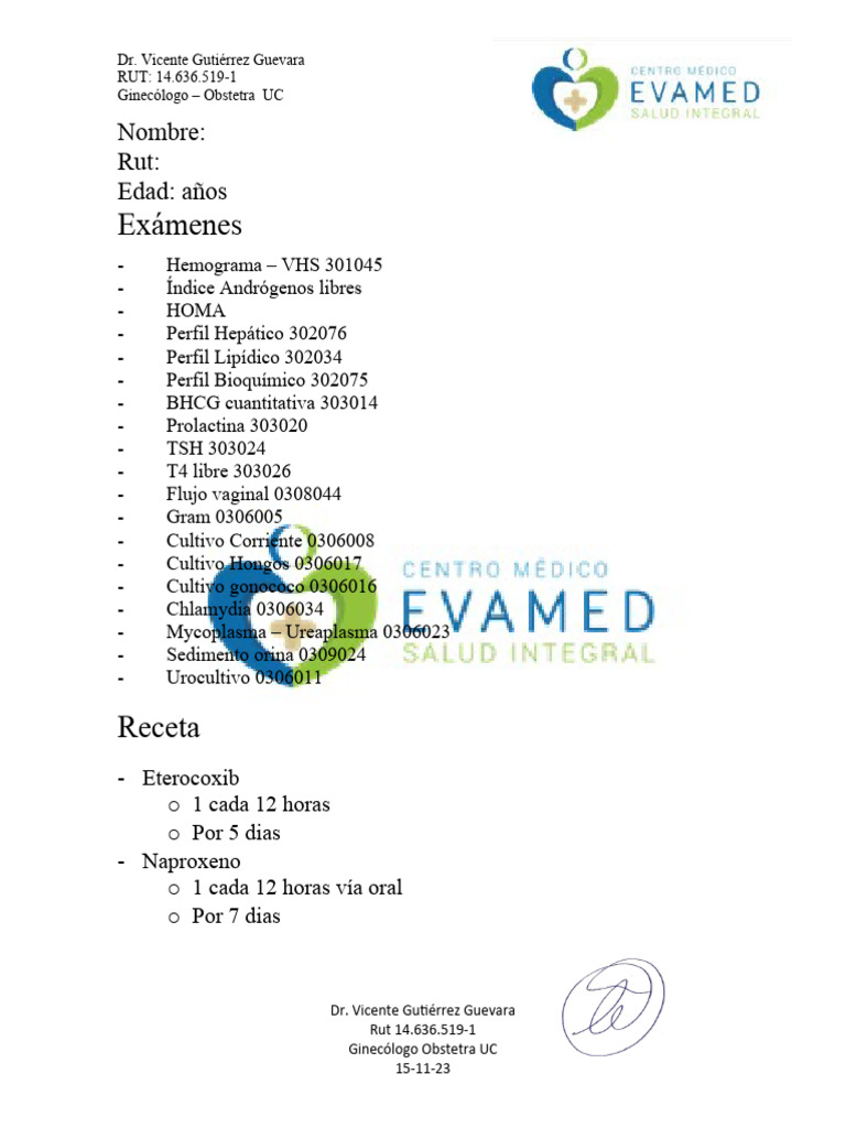 Examenes Ginecologicos Pdf