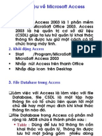 Giôùi Thieäu Veà Microsoft Access: 1. Khaùi Nieäm