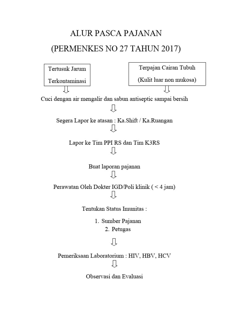 Alur Pasca Pajanan | PDF