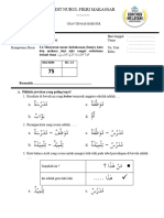 SOAL PTS LV2 2022 Bahasa Arab