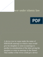 Dower Under Islamic Law 12042023 124627pm 30102023 023520pm