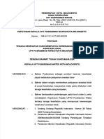 PDF SK Petugas Yang Berhak Memberikan Sedasi Anestesi Lokal - Compress