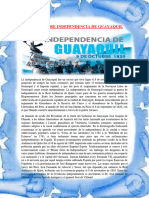 09 de Octubre Independencia de Guayaquil