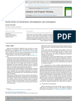 Social Return On Investment Development and Convergence