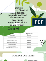 Changes of Nutrients