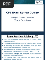 Cfe Exam Review Course - Ifpf - MCQ Practical Advice - 102020