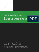 C. F. Keil y Franz Delitzsh Comentario Al Texto Hebreo Del Antiguo Testamento 5 Deuteronomio