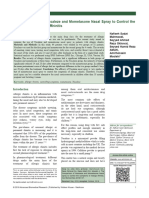 The Comparison of Nasaleze and Mometasone Nasal Spray To Control The Symptoms of Allergic Rhinitis