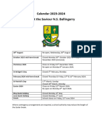 School Calendar 2023-2024