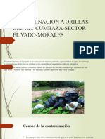 Contaminacion A Orillas Del Rio Cumbaza-Sector El Vado-Morales