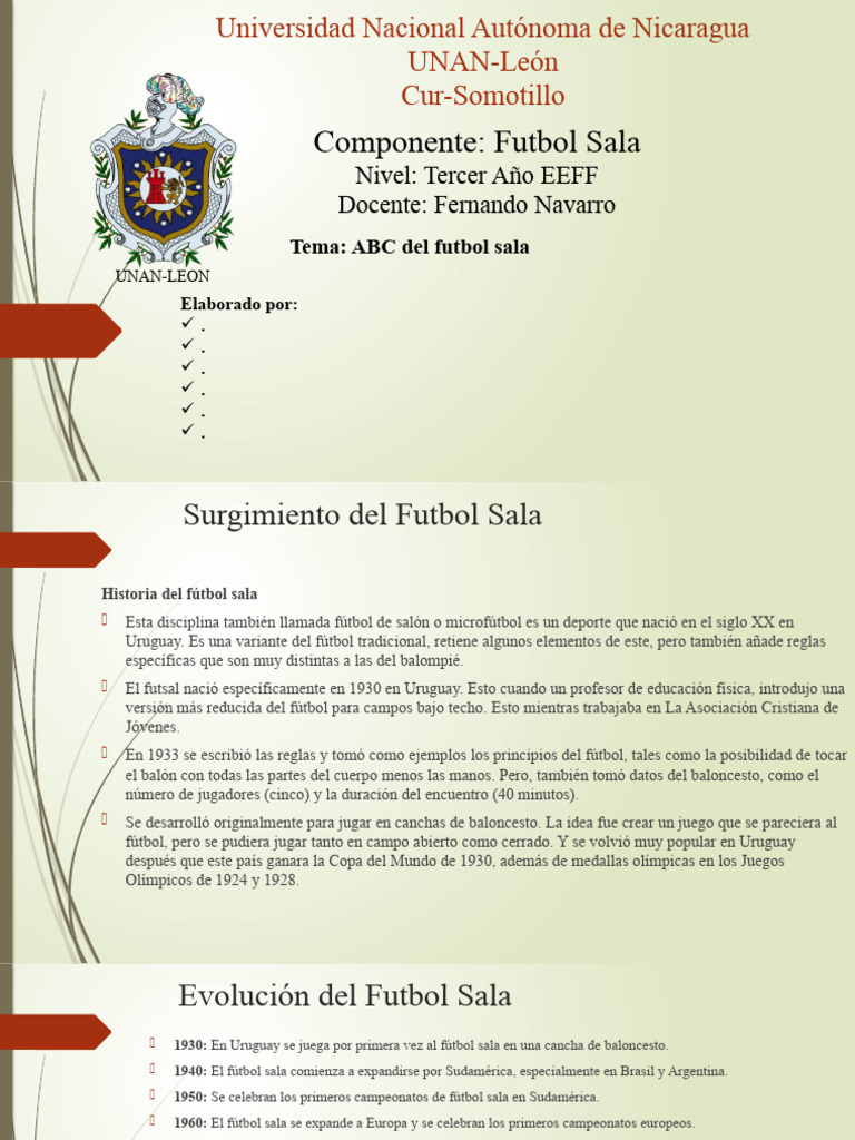 Abc Del Futbol Sala Pdf Asociación De Futbol Códigos De Fútbol