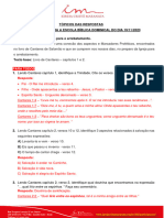 TÓPICOS DAS RESPOSTAS ÀS PERGUNTAS PARA A ESCOLA BÍBLICA DOMINICAL DO DIA 19-11-23  