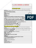 Schindler 5500 Fault Codes