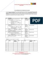 Acta de Compromiso de Actividades de Evaluacion Diseño de Equipos Ii 2022-Iii