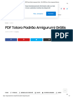 PDF Totoro Padrão Amigurumi Grátis - 500+ PDF Passo A Passo Amigurumi Receitas