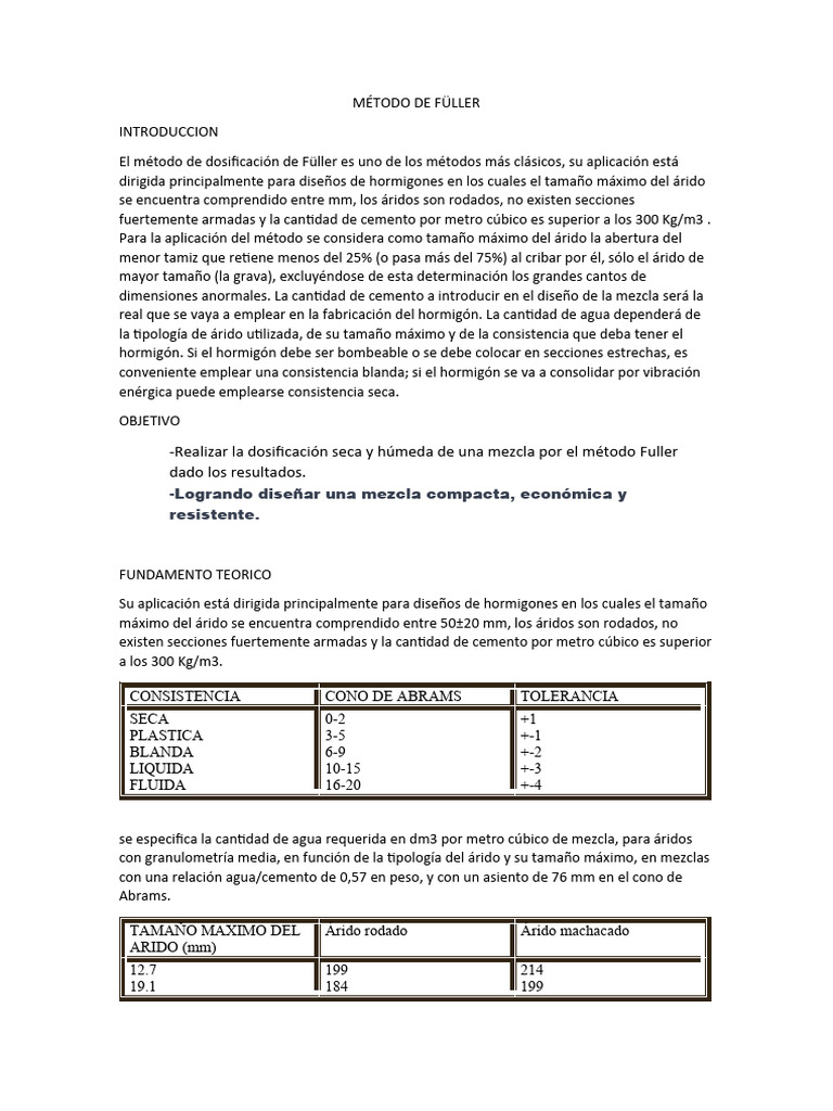 Dosificación de árido machacado en hormigón | PDF | Hormigón ...
