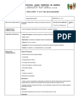 Plano de Aula - Daniele 06 de Novembro