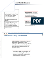 Theoretical Tools of Public Finance