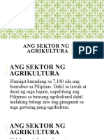 Ang Sektor NG Agrikultura