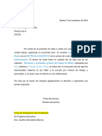Formato de Oficio de Solicitud de Baja 2023-1