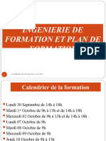 Ingenierie de Formation Octobre 2013