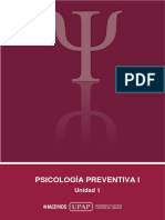 Unidad I - Contenido - Psicología Preventiva I