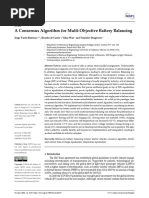 A Consensus Algorithm For Multi-Objective Battery