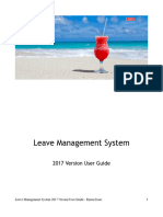 Leave Management User Guide