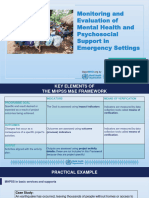 MHPSS M E Case Study Basic Services