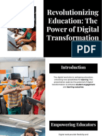 Education The Power of Digital Transformation
