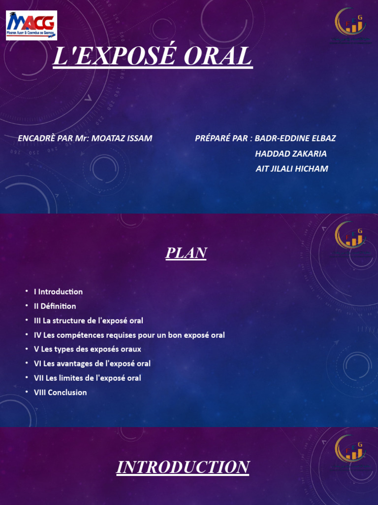Guide complet sur l'exposé oral | PDF | la communication | Cognition