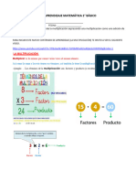 Guía de Matemática Multiplicaciones