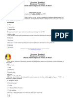 Raport de Evaluare A Implementării Legii Nr. 544 Aferent Anului 2020