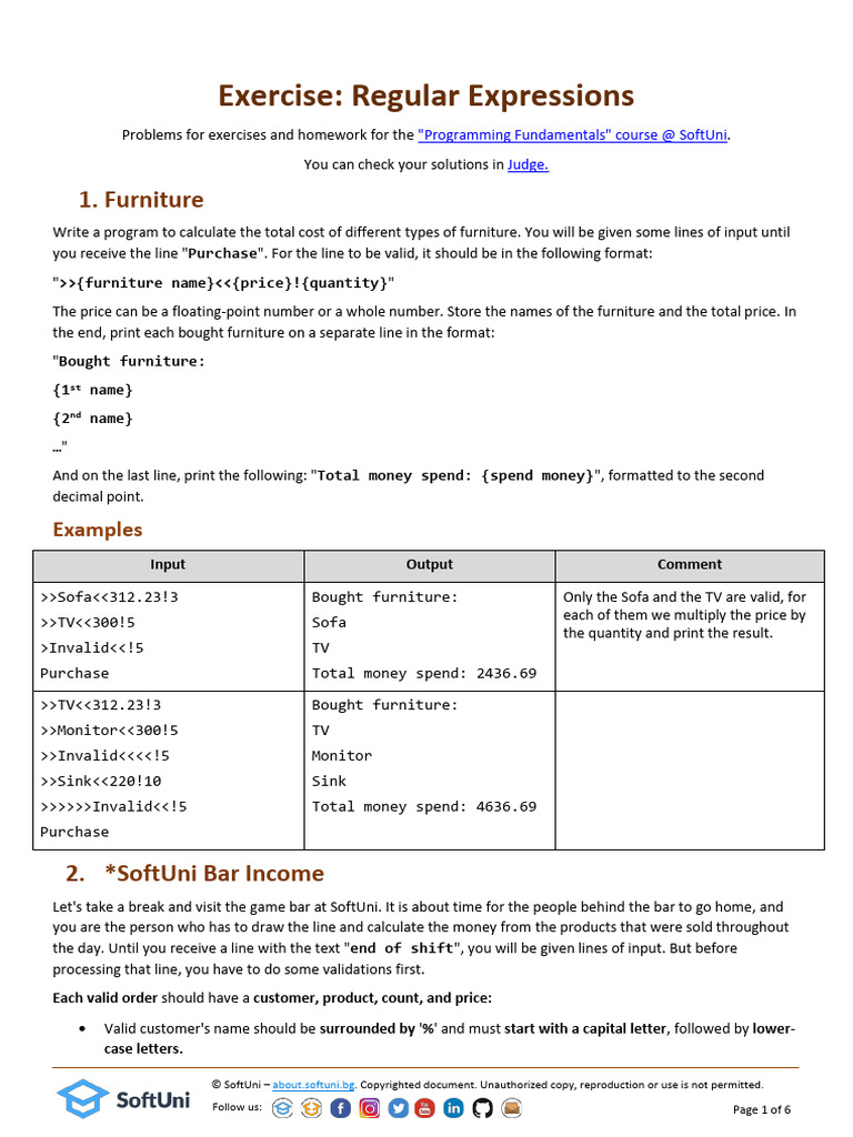 Java-Fundamentals-Regular-Expressions-Exercise | PDF | Encryption ...