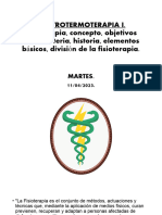 1-Fisioterapia, Definicion y Objetivos.